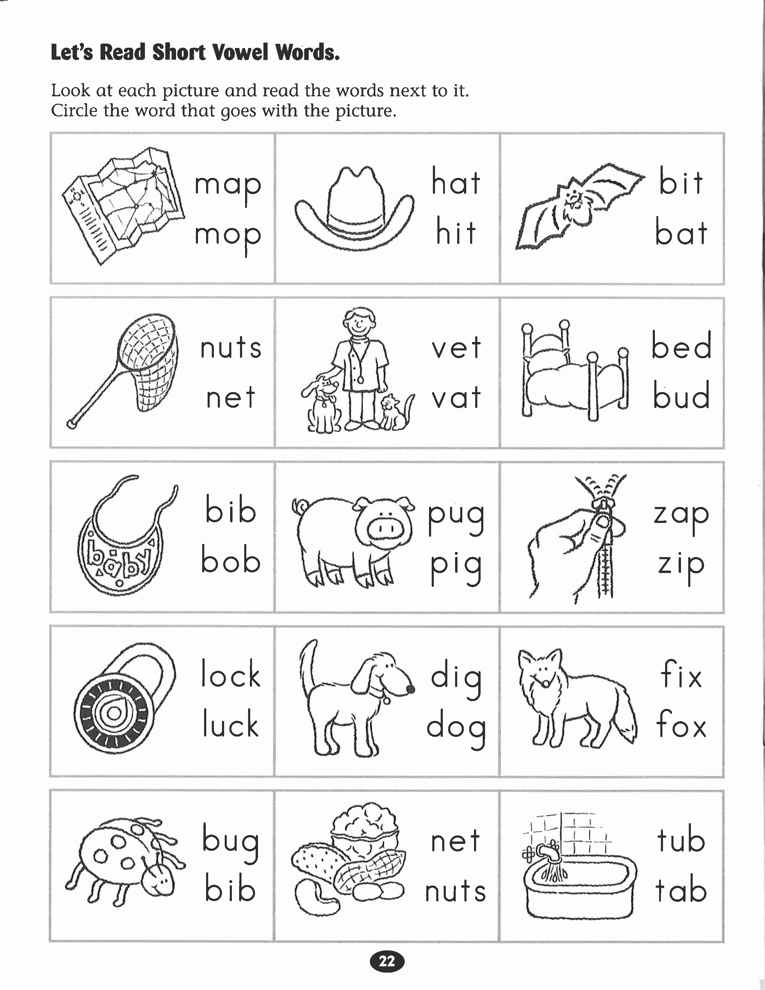 short and long vowel worksheet new let s read short vowel words worksheet of short and long vowel worksheet