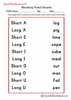 Short and Long Vowels Worksheet Elegant Short I Worksheets