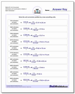 Si Unit Conversion Worksheet Lovely Metric Si Length