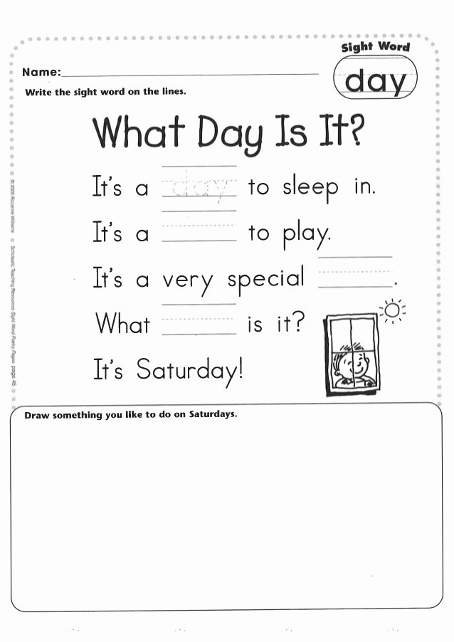 Sight Word Like Worksheet Elegant Sight Word Poetry