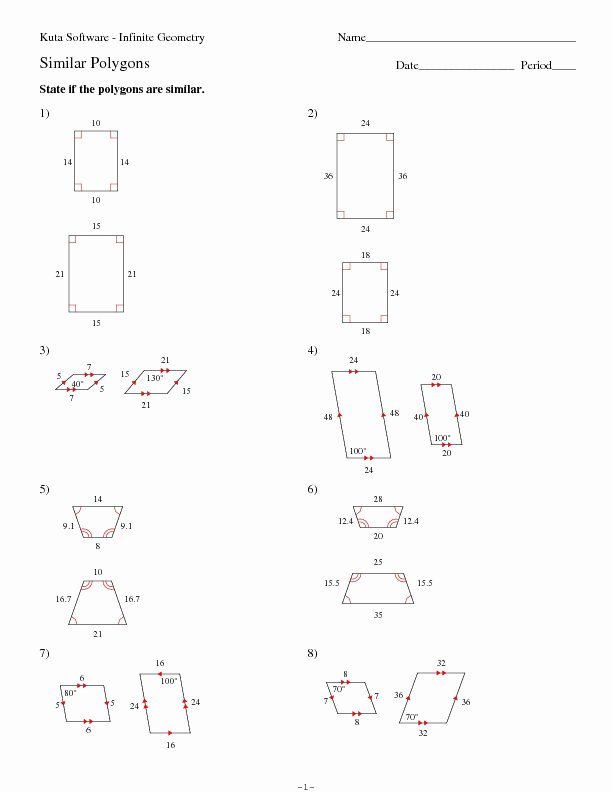 50 Similar Figures Worksheet Answer Key Chessmuseum Template Library