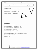 Similar Polygons Worksheet Answers Elegant Similar Polygons Ratio Of Perimeters &amp; areas Worksheets