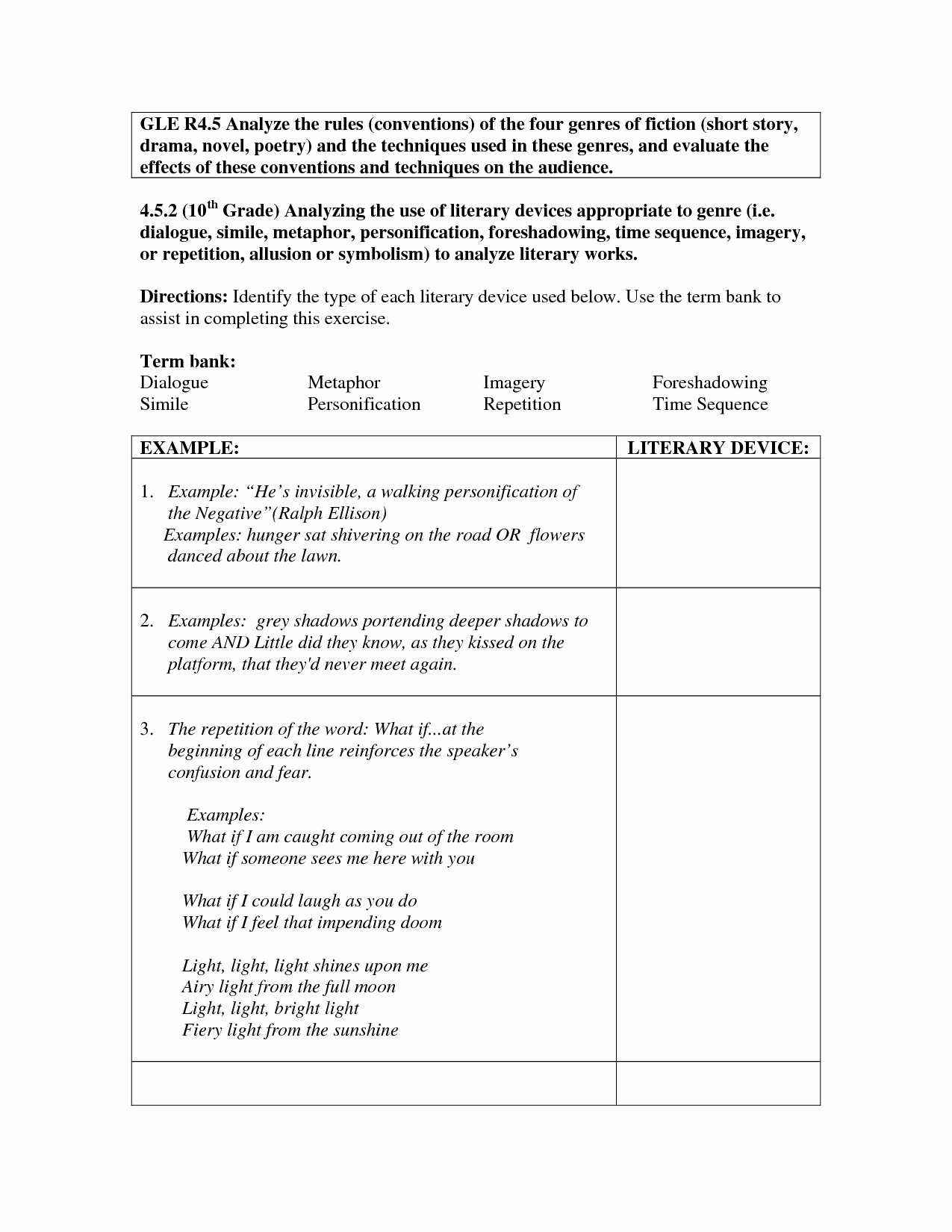 Simile Metaphor Personification Worksheet Elegant 11 Best Of Simile and Metaphor Worksheets Printable