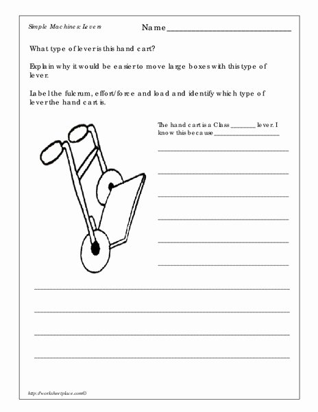 Simple Machines Worksheet Answers Best Of Simple Machines Levers Worksheet for 2nd 4th Grade