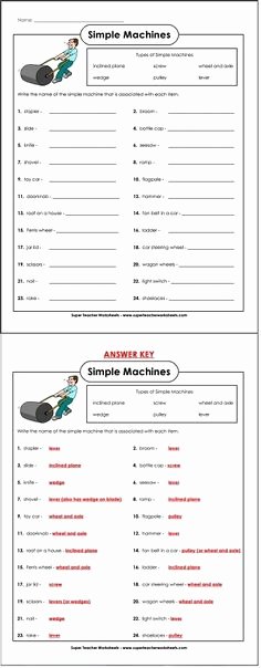 Simple Machines Worksheet Middle School Unique 56 Best Simple Machine Projects Images In 2016