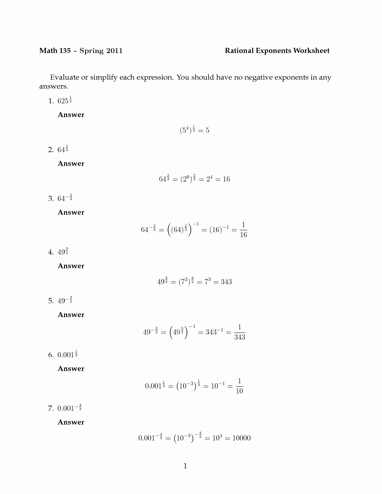 Simplify Exponential Expressions Worksheet Beautiful 13 Best Of Positive Exponents Worksheets Powers