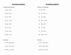 Simplify Exponential Expressions Worksheet Best Of Simplifying Algebra Worksheet by Jane141