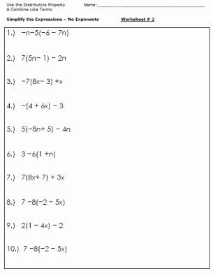Simplify Exponential Expressions Worksheet Lovely Best 25 Simplifying Expressions with Exponents Ideas On