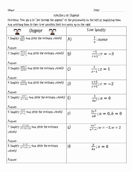 Simplify Rational Expressions Worksheet Inspirational Simplifying Rational Expressions Worksheet by Peace Love