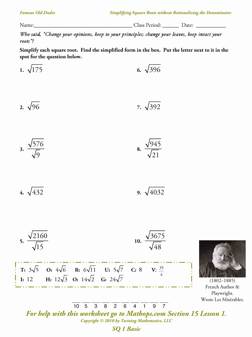 Simplify Square Roots Worksheet New Weighted Averages Introduction and Weighted Grades Mathops
