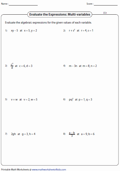 Simplifying Algebraic Expressions Worksheet Answers Inspirational Simplify Algebraic Expressions Worksheet Algebra