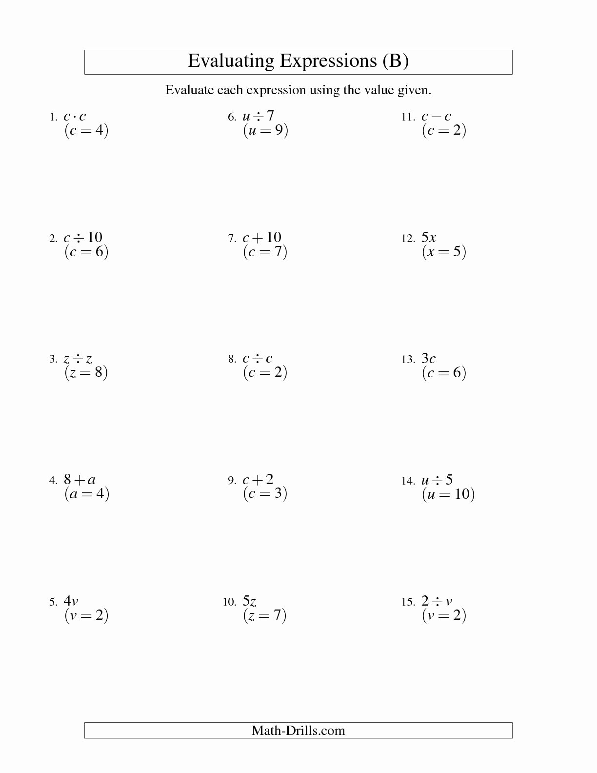 post simplifying algebra worksheets