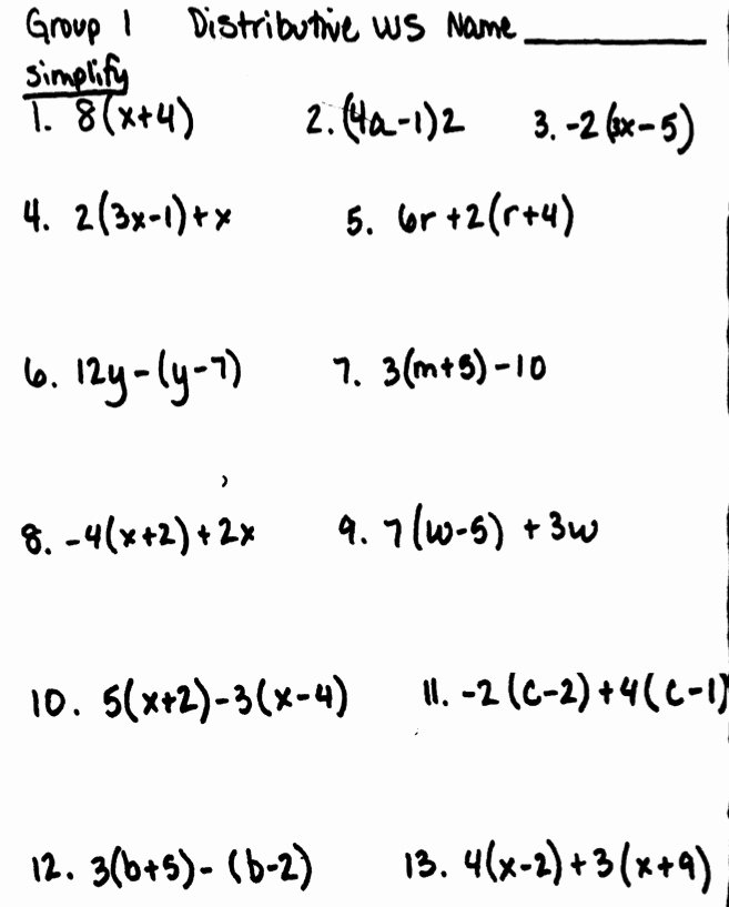 Simplifying Algebraic Fractions Worksheet Inspirational Simplifying Algebraic Expressions Worksheet