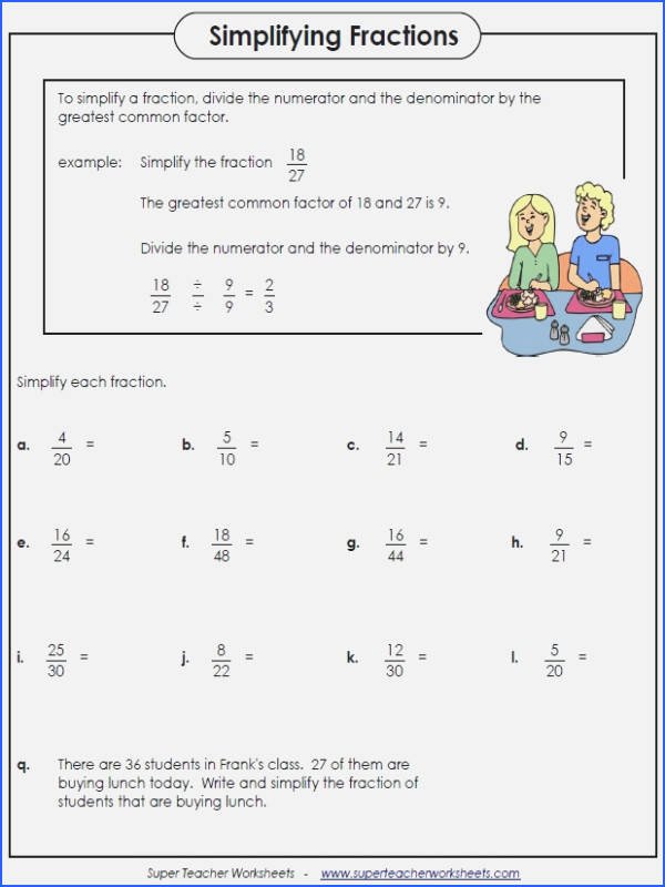 50 Simplifying Complex Fractions Worksheet