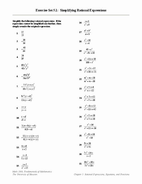 50 Simplifying Expressions Worksheet With Answers 0067