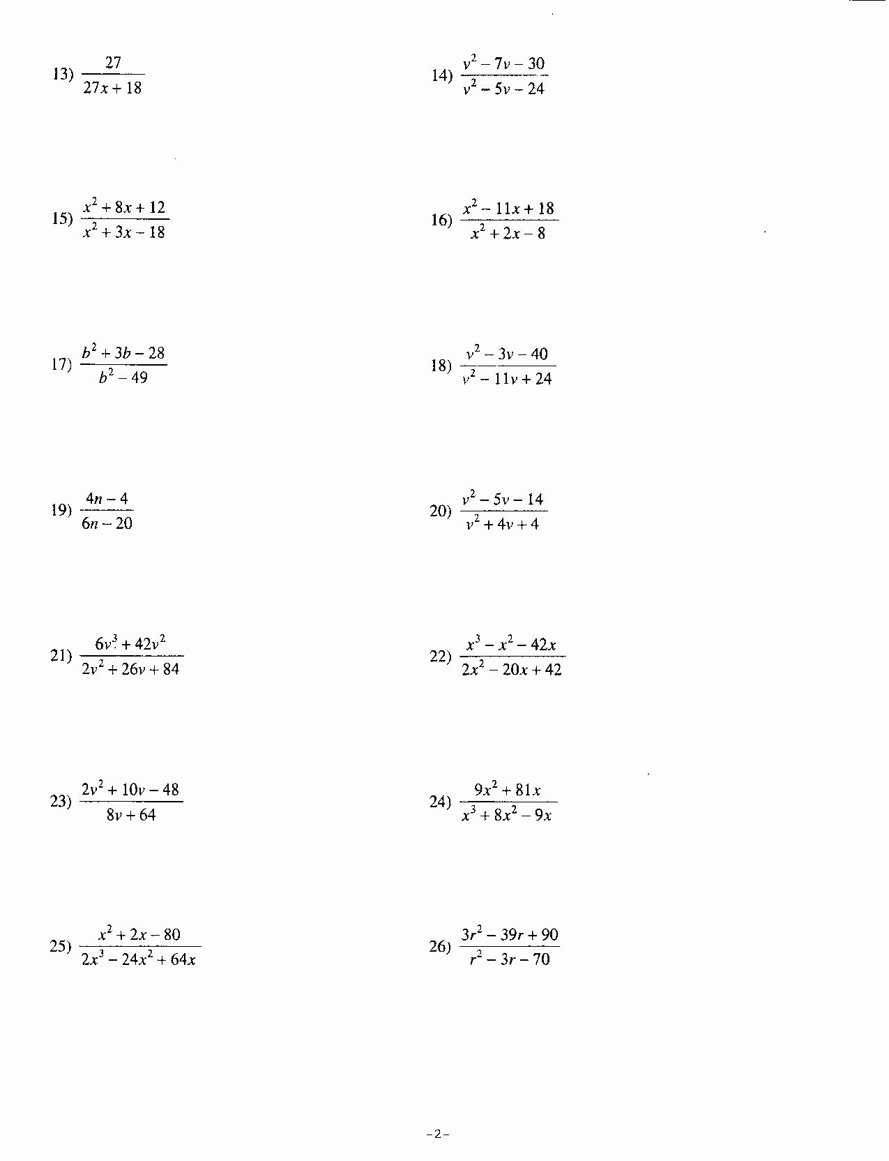 Simplifying Radicals Worksheet Pdf Unique 17 Best Of Simplifying Algebra Worksheets