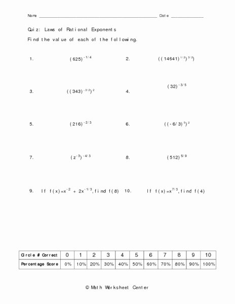 Simplifying Rational Exponents Worksheet Beautiful 12 Best Of Rational Exponents Worksheets with