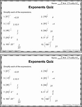 Simplifying Rational Exponents Worksheet Beautiful Rational Exponents Error Detection Worksheet by Mrs E