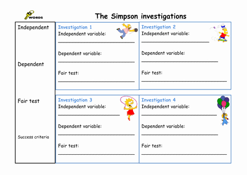 Simpsons Variables Worksheet Answers Awesome Teaching Variables by Y2kapurple