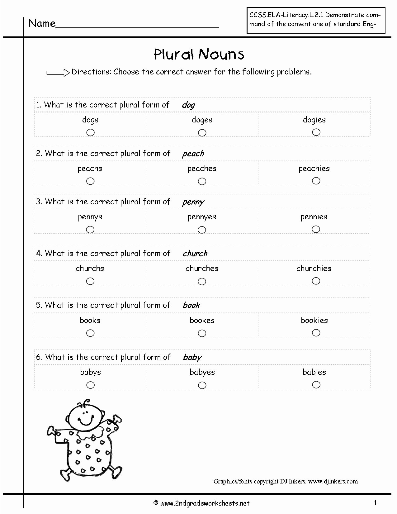 Singular and Plural Nouns Worksheet Fresh Singular and Plural Nouns Worksheets