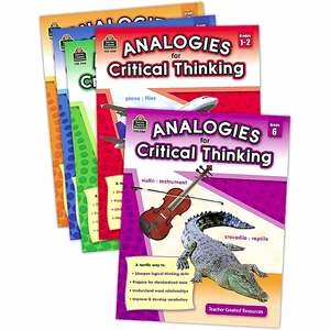 Skills Worksheet Critical Thinking Analogies Lovely Analogies for Critical Thinking Set 5 Bks Tcr9659