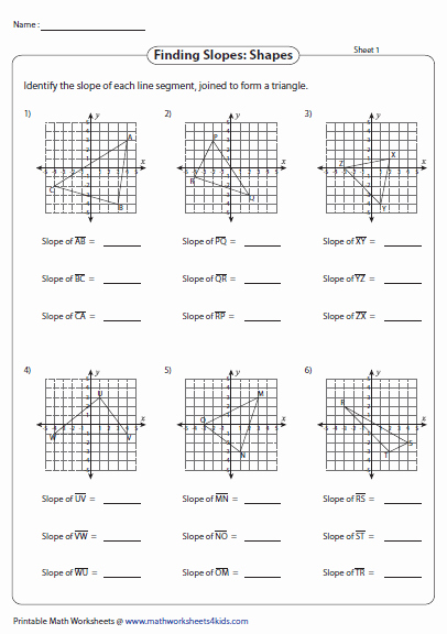 Slope From A Graph Worksheet Elegant Slope Worksheets