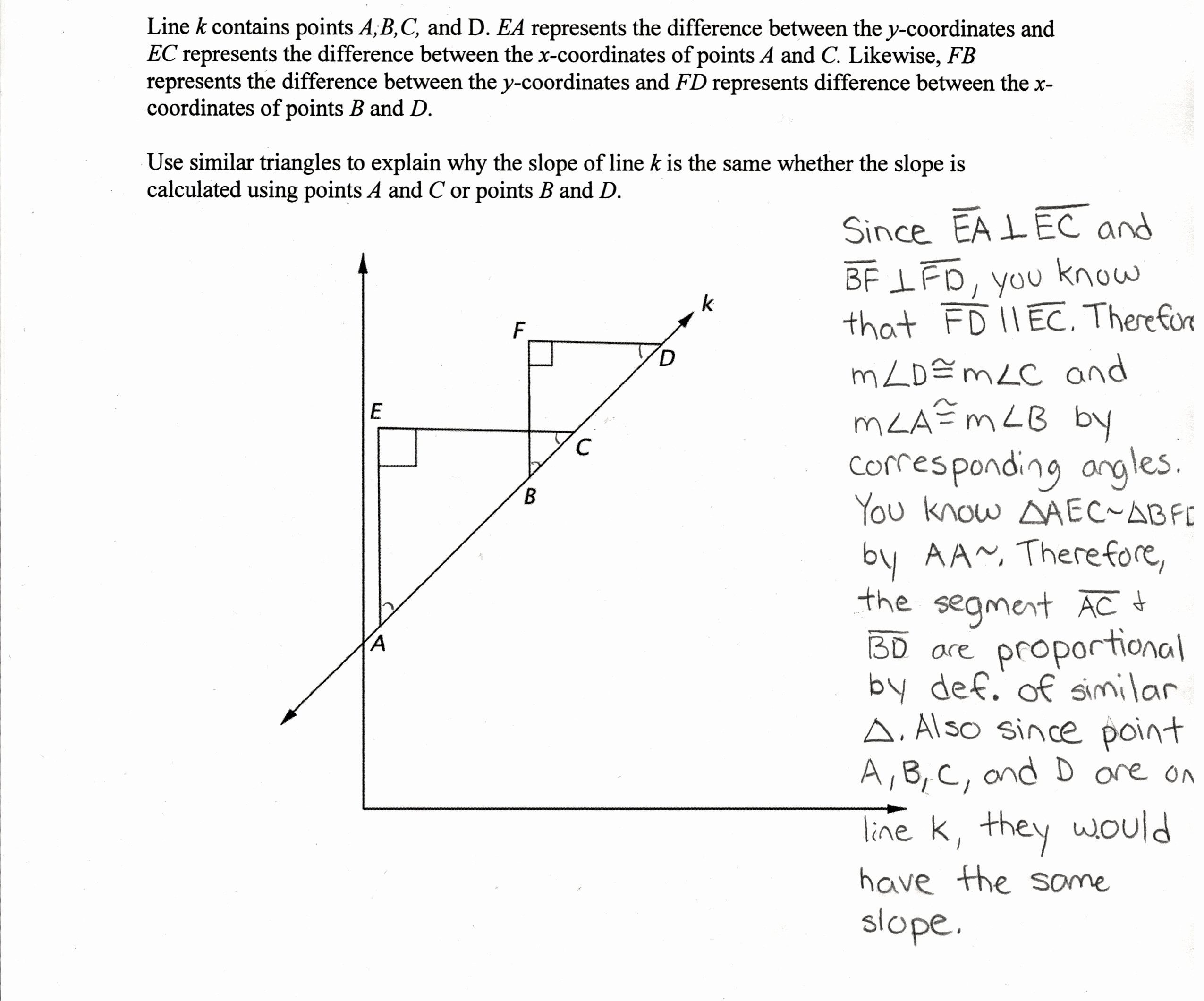 Slope Word Problems Worksheet Elegant Slope Triangles