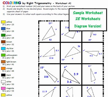 Soh Cah toa Worksheet Lovely Colouring by Trigonometry sohcahtoa Giraffe by