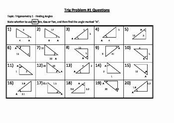 Soh Cah toa Worksheet New sohcahtoa Notes and Worksheets by Miss Fitzpatrick