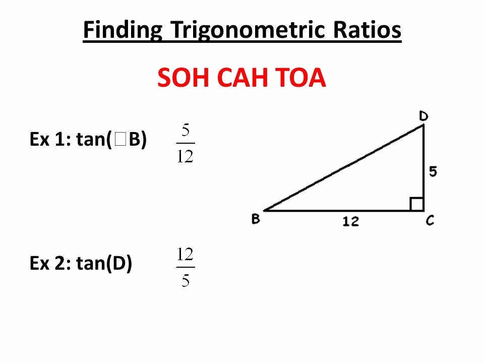 Soh Cah toa Worksheet New sohcahtoa Worksheet