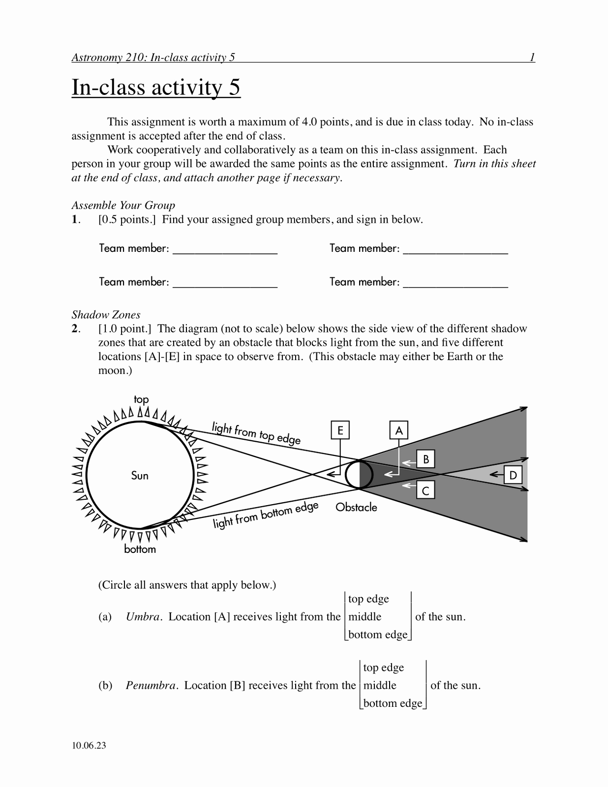 Solar and Lunar Eclipses Worksheet New Moon Eclipse Worksheet Gallery