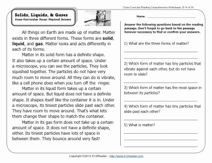 Solid Liquid Gas Worksheet Fresh 16 Best Of 2nd Grade Paragraph Writing Worksheets