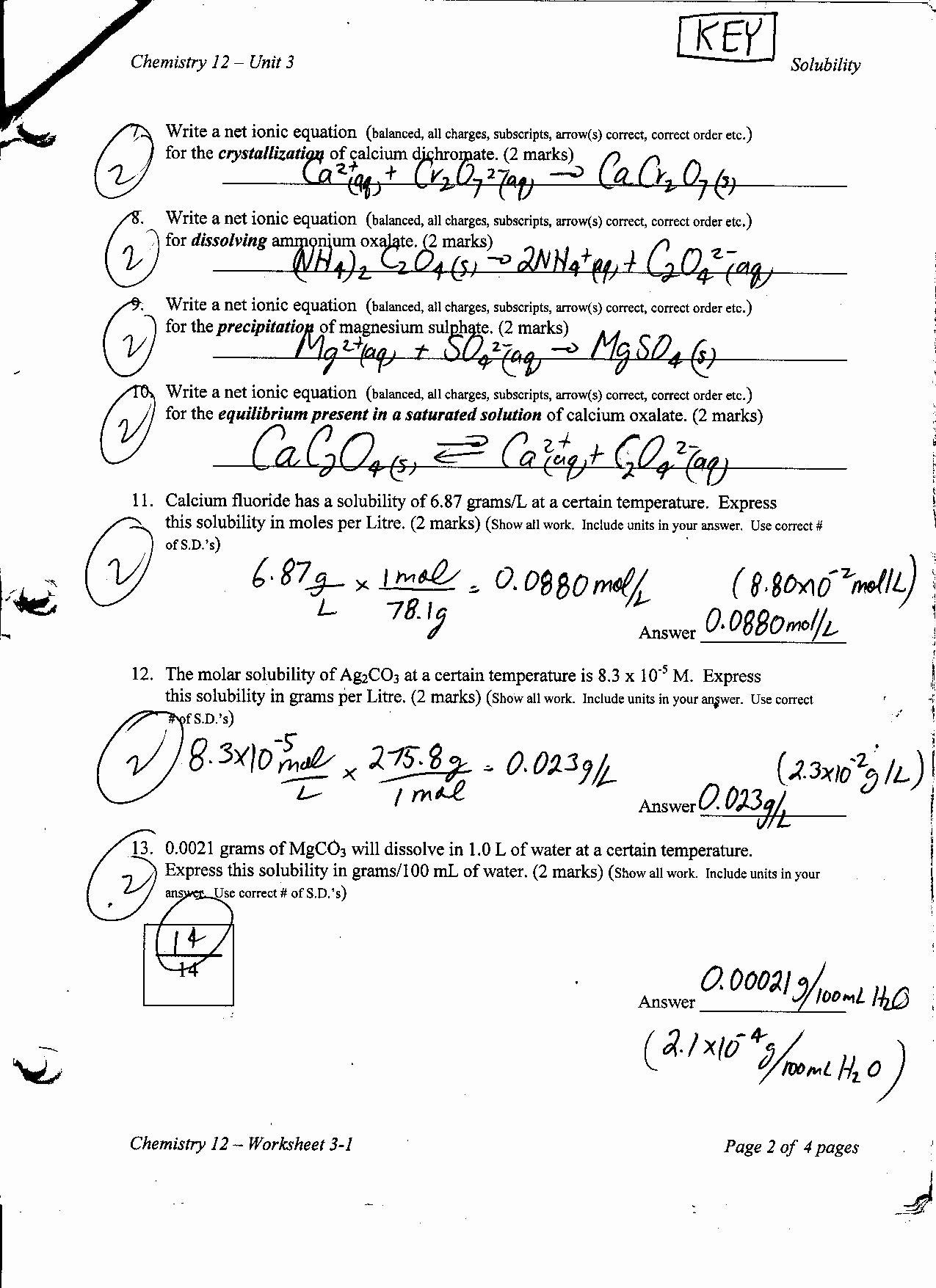 Solubility Graph Worksheet Answers Best Of solubility Ms Beaucage