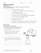 Solutions Colloids and Suspensions Worksheet Lovely solutions Colloids and Suspensions Activity Chemistry