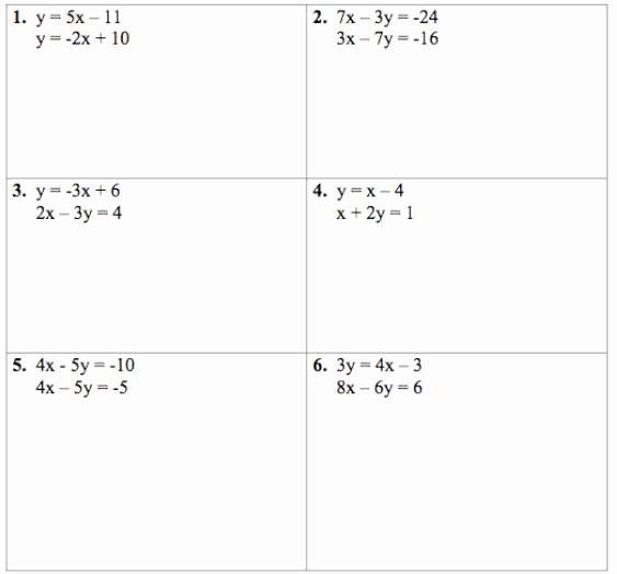 Solve by Elimination Worksheet Awesome solving Systems Of Equations 2