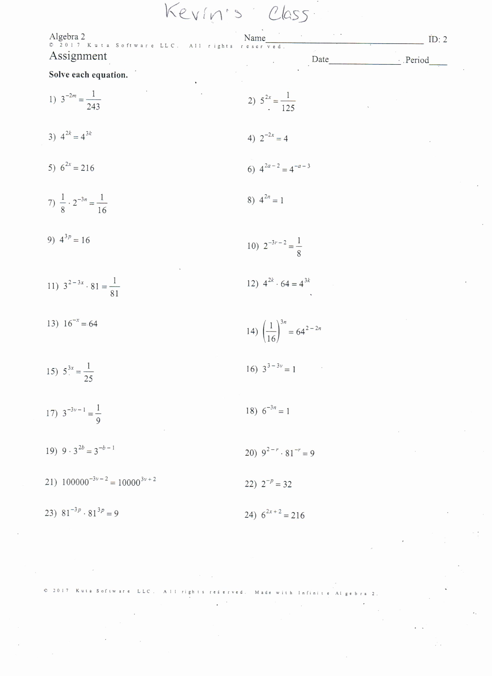 50 Solve By Factoring Worksheet