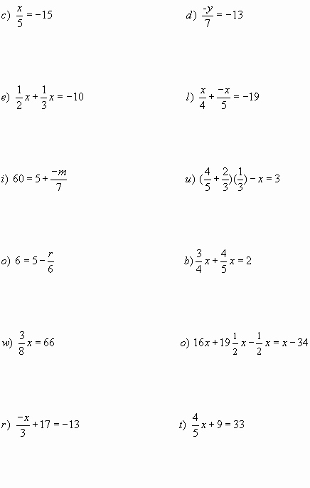 Solve Equations with Fractions Worksheet Lovely Learn About solving Linear Equations with Fraction In A
