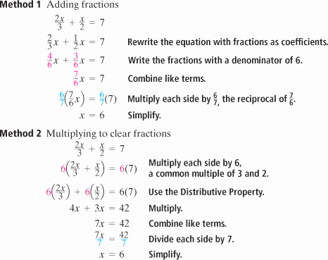 Solve Equations with Fractions Worksheet Luxury Ch 2 Lesson 3 Objective 2