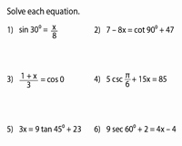 Solve Trig Equations Worksheet Beautiful solving Trigonometric Equations Worksheets