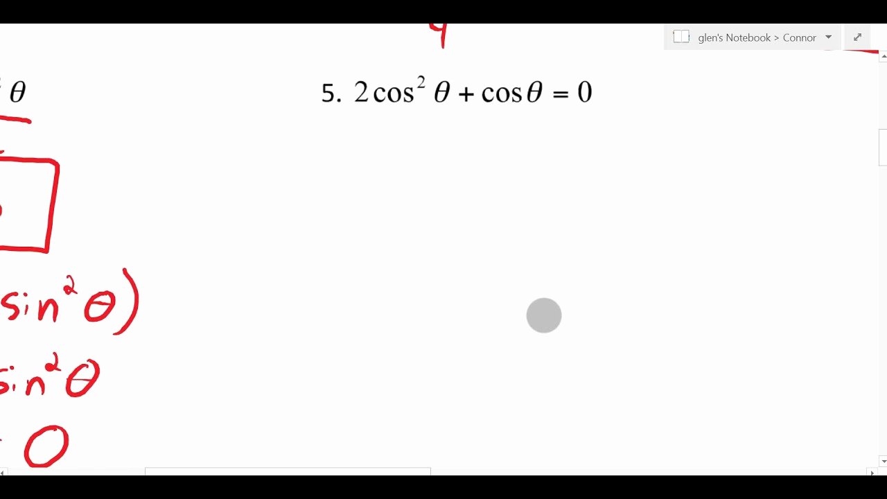 Solve Trig Equations Worksheet Elegant solving Trig Equations Worksheet 2