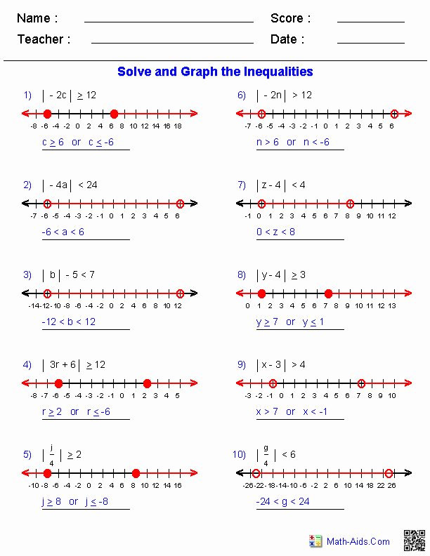 Solving Absolute Value Equations Worksheet Unique Equations Worksheet