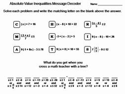 Solving Absolute Value Inequalities Worksheet Luxury solving Absolute Value Inequalities Worksheet Math