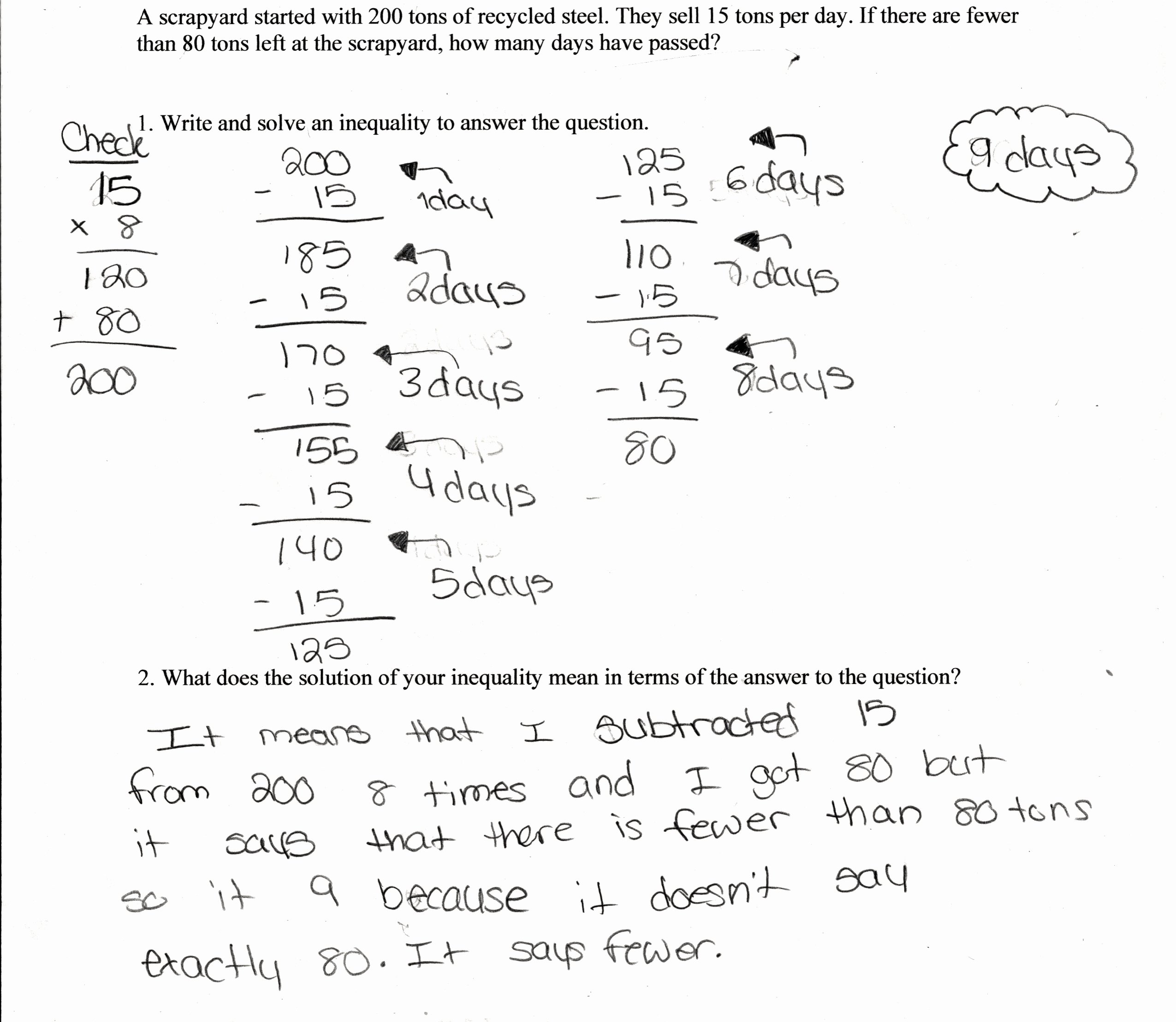 Solving Equations and Inequalities Worksheet Beautiful Recycled Inequalities