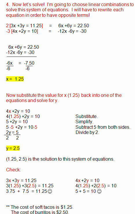 Solving Equations Word Problems Worksheet Fresh solving Systems Of Equations Real World Problems