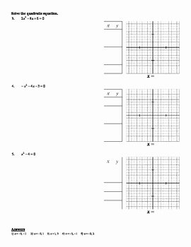 Solving Equations Worksheet Pdf Luxury Holt Algebra 9 4 solving Quadratic Equations by Graphing