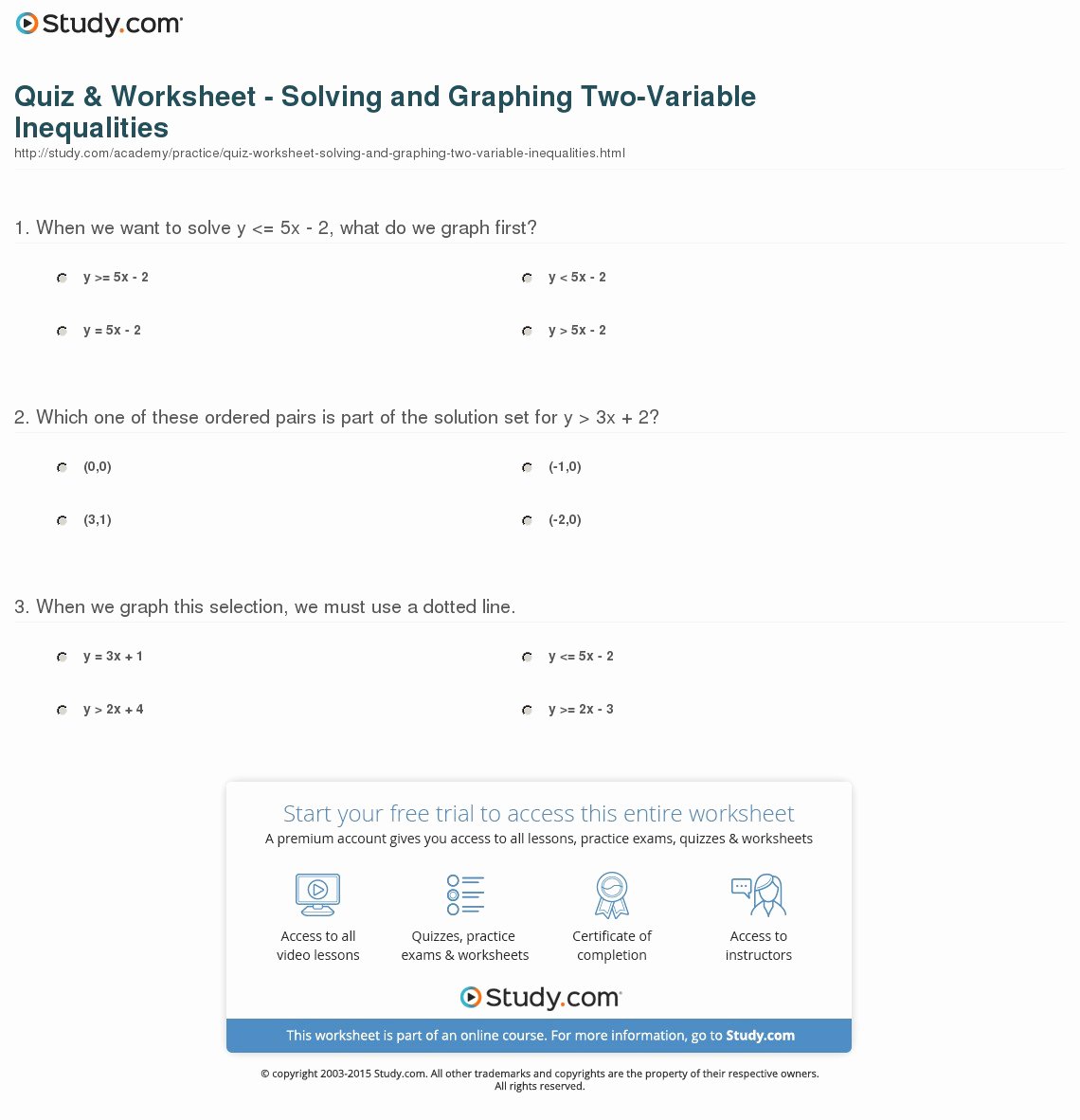 50 Solving Inequalities Worksheet Answer Key Chessmuseum Template Library