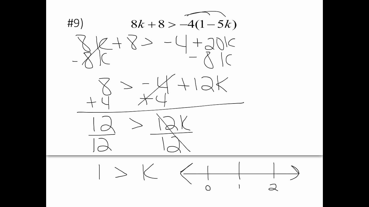 50 Solving Inequalities Worksheet Pdf