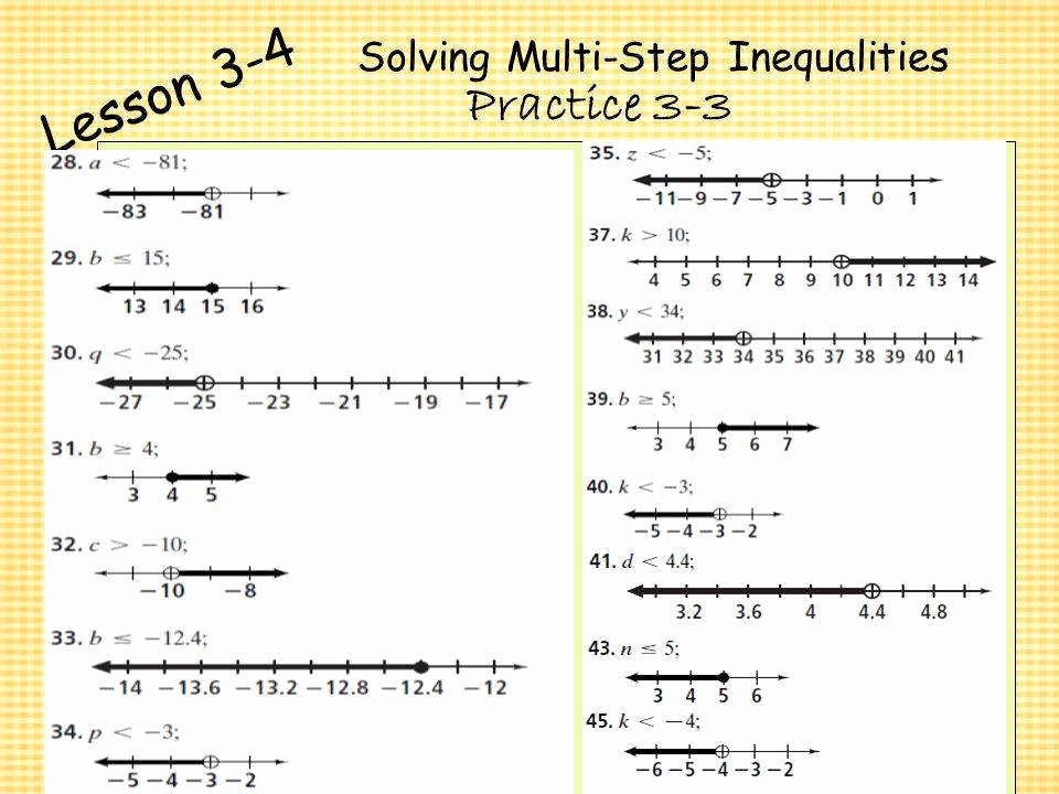Solving Multi Step Inequalities Worksheet Inspirational solving Multi Step Inequalities Worksheet