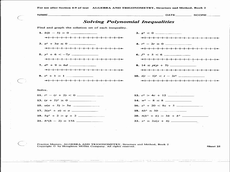 Solving Polynomial Equations Worksheet Answers