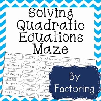 Solving Polynomial Equations Worksheet Answers Luxury Factoring Polynomials Maze Worksheet Answers Operations